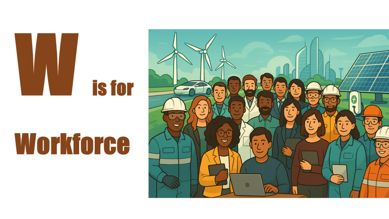 Image of a group of energy workers